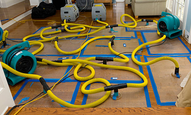 Professional Crawl Space Water Removal technician working in Fleming, OH
